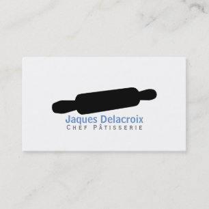 Rolling Pin II (black)   Gourmet Chef Business Card
