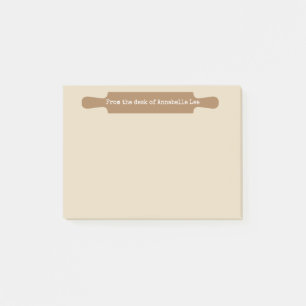 Rolling Pin Personalise Post-it Notes