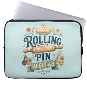 Rolling Pin Regular Cottage Baker Laptop Sleeve