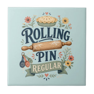 Rolling Pin Regular Cottage Baker Tile