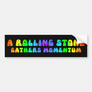 Rolling Stone Bumper Sticker