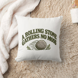 Rolling Stone Gatherers No Moss T-Shirt Cushion