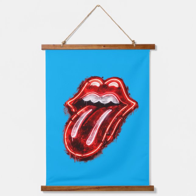 Rolling Stones Logo Hanging Tapestry (Front)
