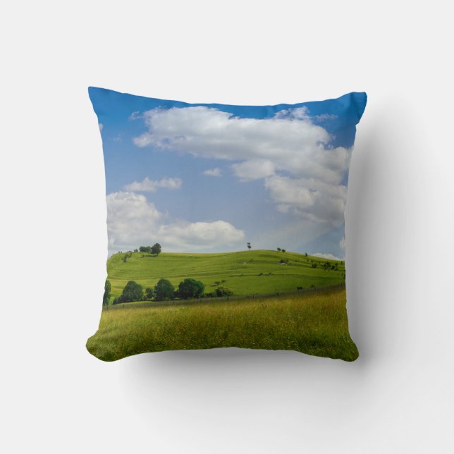 Rolling Summer Landscape Cushion (Front)