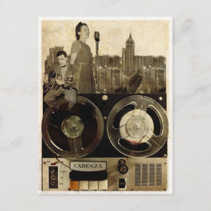 Rolling Tape Postcard