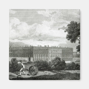 Rolling the Lawns at Hampton Court Palace Magnet