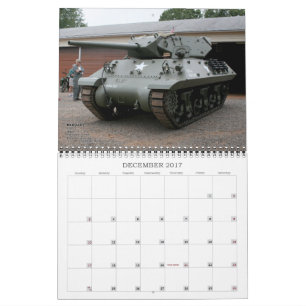 Rolling Thunder 2017 tank calendar