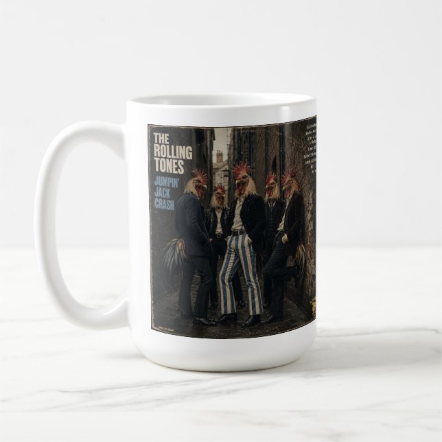 Rolling Tones: a Parody Coffee Mug (Left)