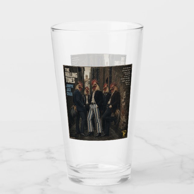 Rolling Tones: a Parody Glass (Front)