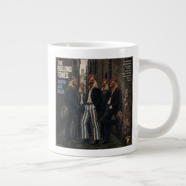 Rolling Tones: a Parody Large Coffee Mug (Right)