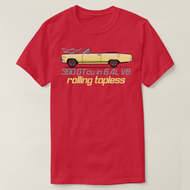 rolling topless T-Shirt (Design Front)