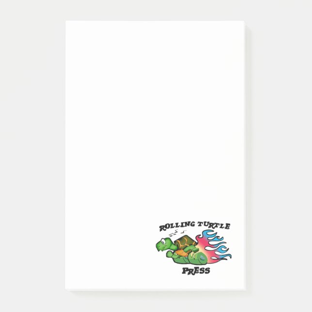 Rolling Turtle Press Notepad (Front)