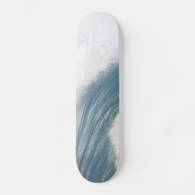 Rolling Waves graphic skateboard Deck (Front)