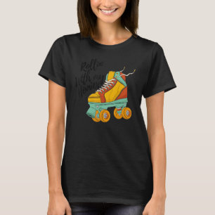 Rolling With My Homies Women Rolling Shoes Birthda T-Shirt
