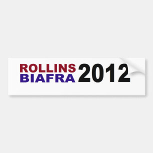 ROLLINS / BIAFRA in 2012 Bumper Sticker
