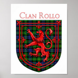 Rollo Tartan Scottish Plaid Lion Rampant Poster