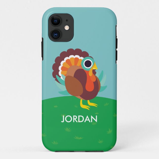 Rollo the Turkey Case-Mate iPhone Case (Back)