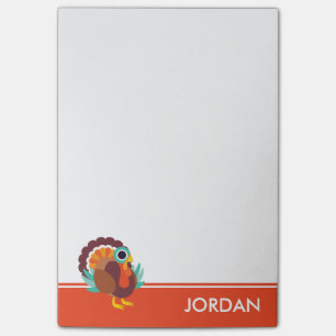 Rollo the Turkey Post-it Notes
