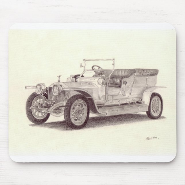 Rolls Royce Silver Ghost Mouse Mat (Front)
