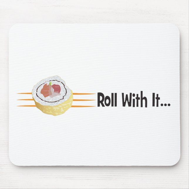 Rollwithit.pdf Mouse Mat (Front)