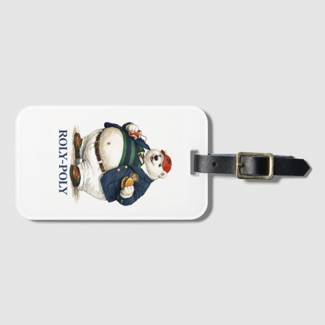 Roly Poly Luggage Tag (Front Horizontal)