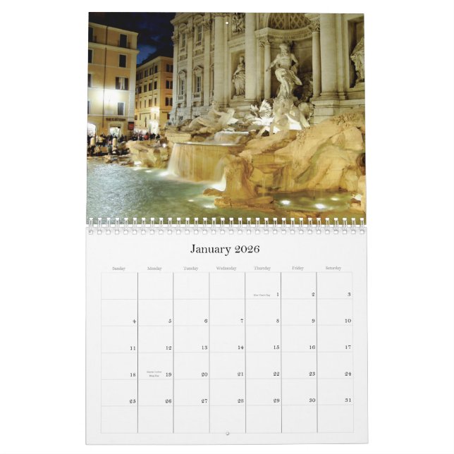 Roma 2009 Calendar (Jan 2026)