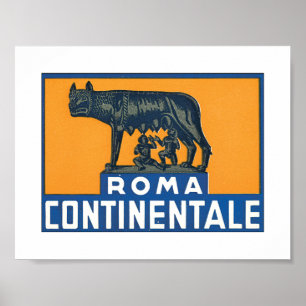 Roma Continentale Poster