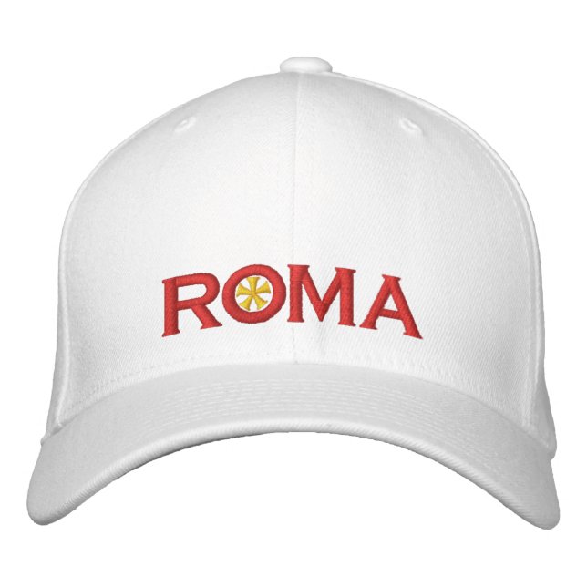 Roma Embroidered Hat (Front)