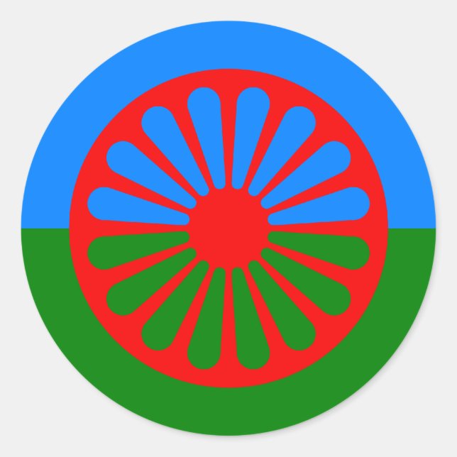 Roma, India Classic Round Sticker (Front)