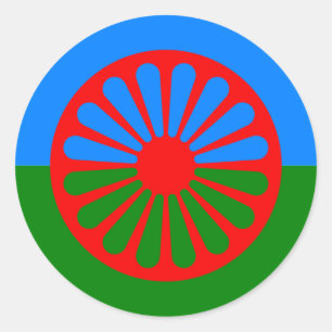 Roma, India Classic Round Sticker