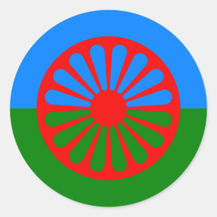 Roma, India Classic Round Sticker