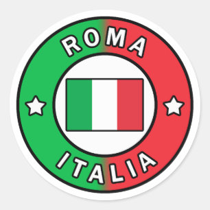 Roma Italia Classic Round Sticker