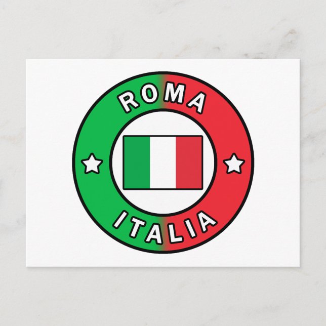 Roma Italia Postcard (Front)