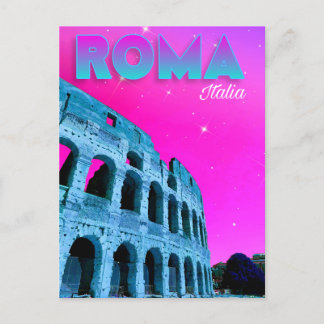 Roma, Italia - Rome, Italy - Colosseum Postcard 