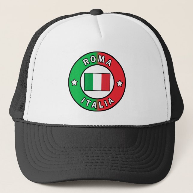 Roma Italia Trucker Hat (Front)