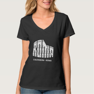 Roma Italy Rome Colosseum Italian Tour Tourists Ro T-Shirt