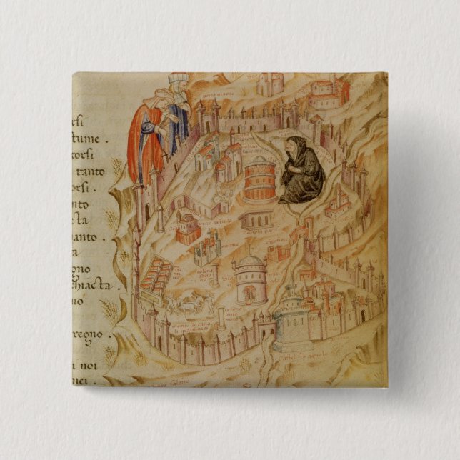 Roma La Veuve 15 Cm Square Badge (Front)
