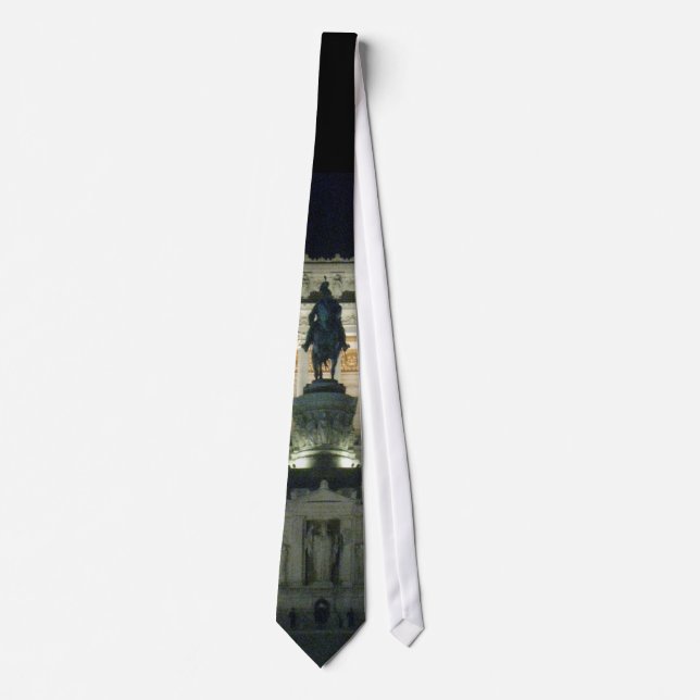 Roma Monumento Vittorio Emanuele II 2 - black Tie (Front)