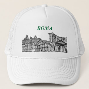 Roma, Rome... travel souvenir gifts Trucker Hat