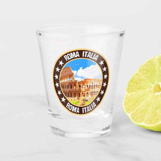 Roma                                               shot glass (Front)