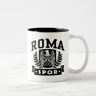 Roma SPQR Two-Tone Coffee Mug