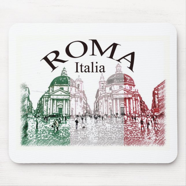 Roma Stamped Mouse Mat (Front)