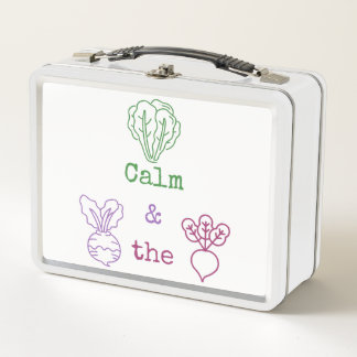 Romaine Calm & Turnip the Beet  Metal Lunch Box
