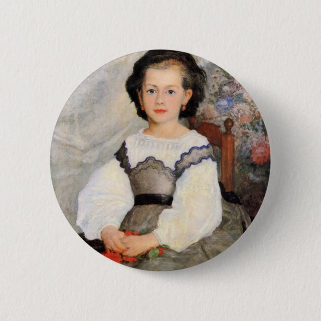 Romaine Lascaux by Renoir 6 Cm Round Badge (Front)