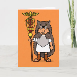 Roman 21st Birthday Card Signifer Standard Bearer