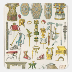 Roman Accessories Square Sticker
