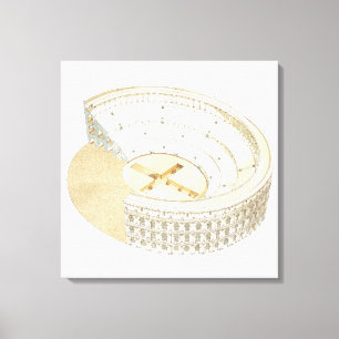 Roman amphitheatre canvas print