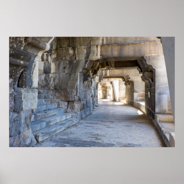 Roman Amphitheatre Hallway Poster (Front)