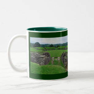 Roman Amphitheatre Ruins Caerleon, Wales Two-Tone Coffee Mug