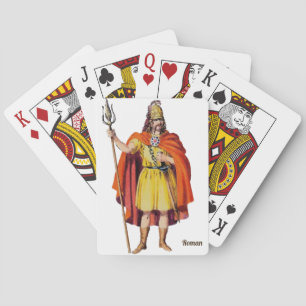 ROMAN Ancient Briton COSTUME ~ BC 54~Personalized Playing Cards